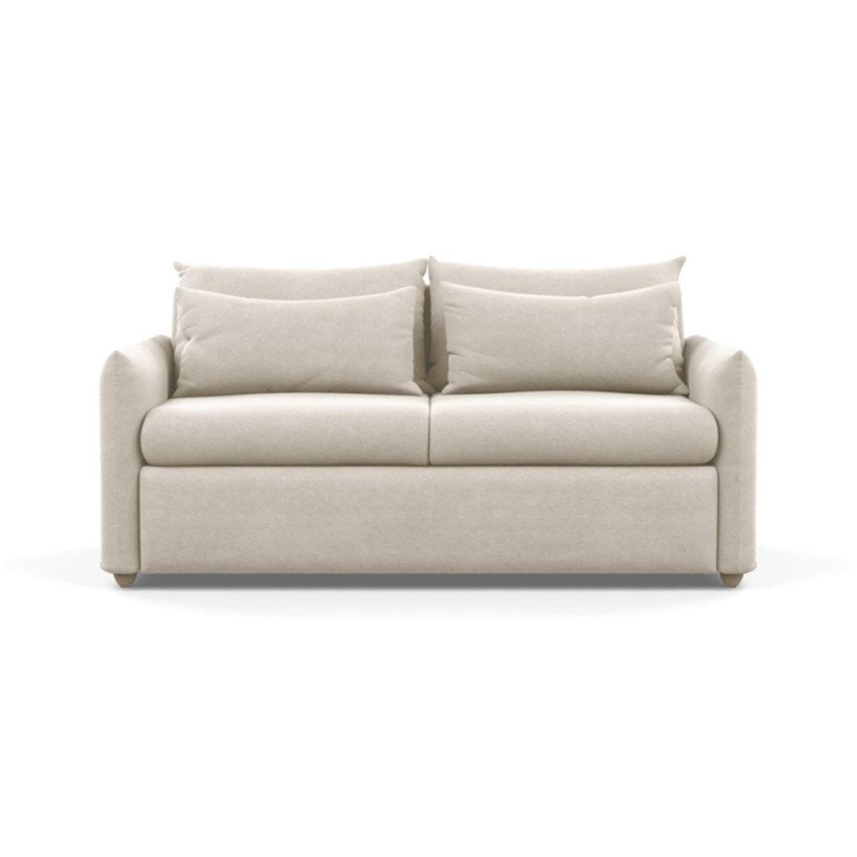 Heal's Pillow 3 Seater Sofa Melton Wool Shale Natural - Heal's UK Furniture – image 17