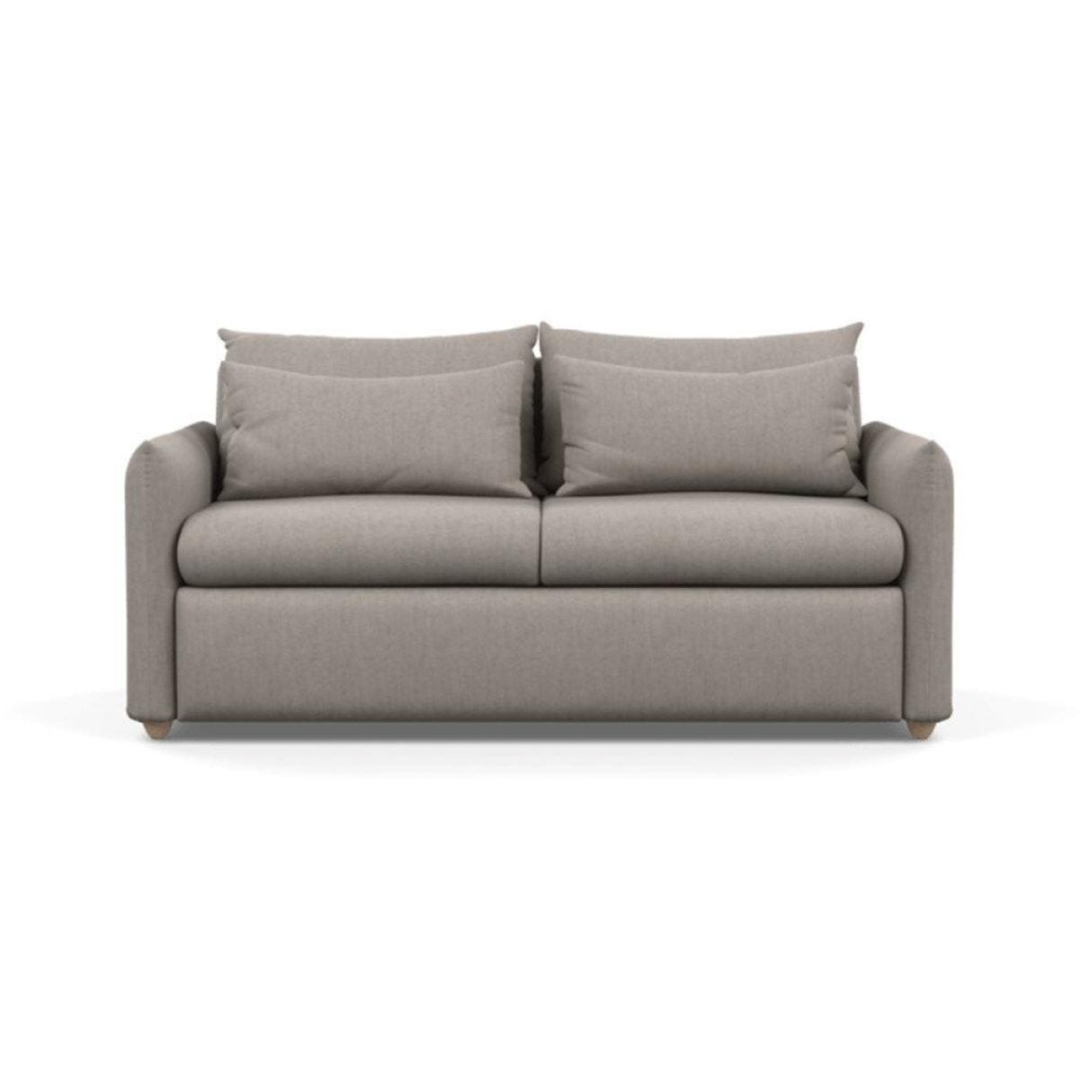 Heal's Pillow 3 Seater Sofa Melton Wool Shale Natural - Heal's UK Furniture – image 27