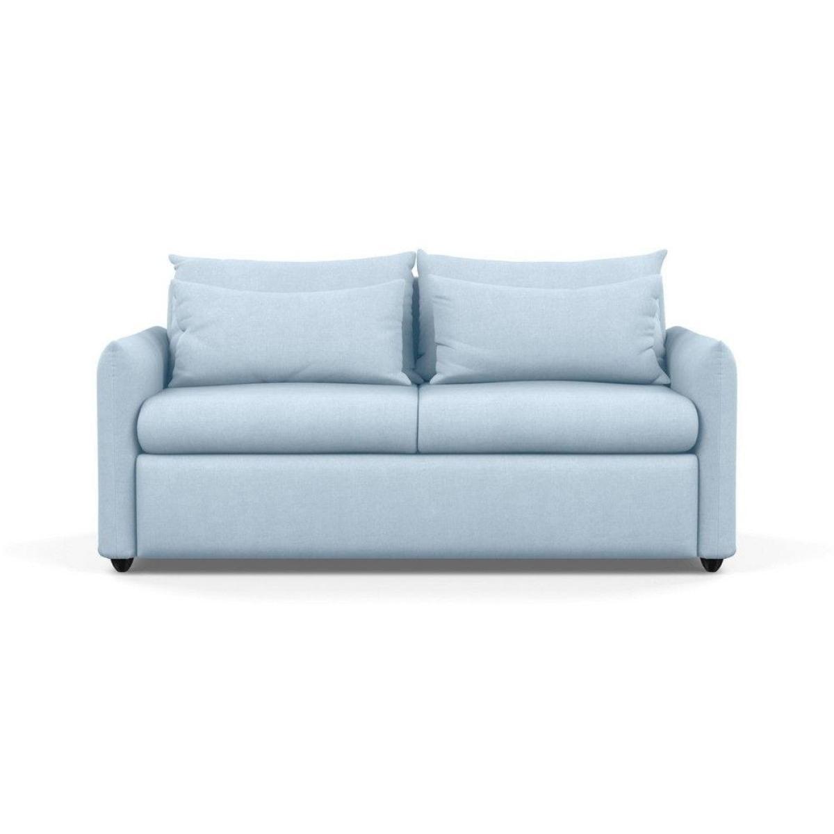 Heal's Pillow 3 Seater Sofa Melton Wool Shale Natural - Heal's UK Furniture – image 36