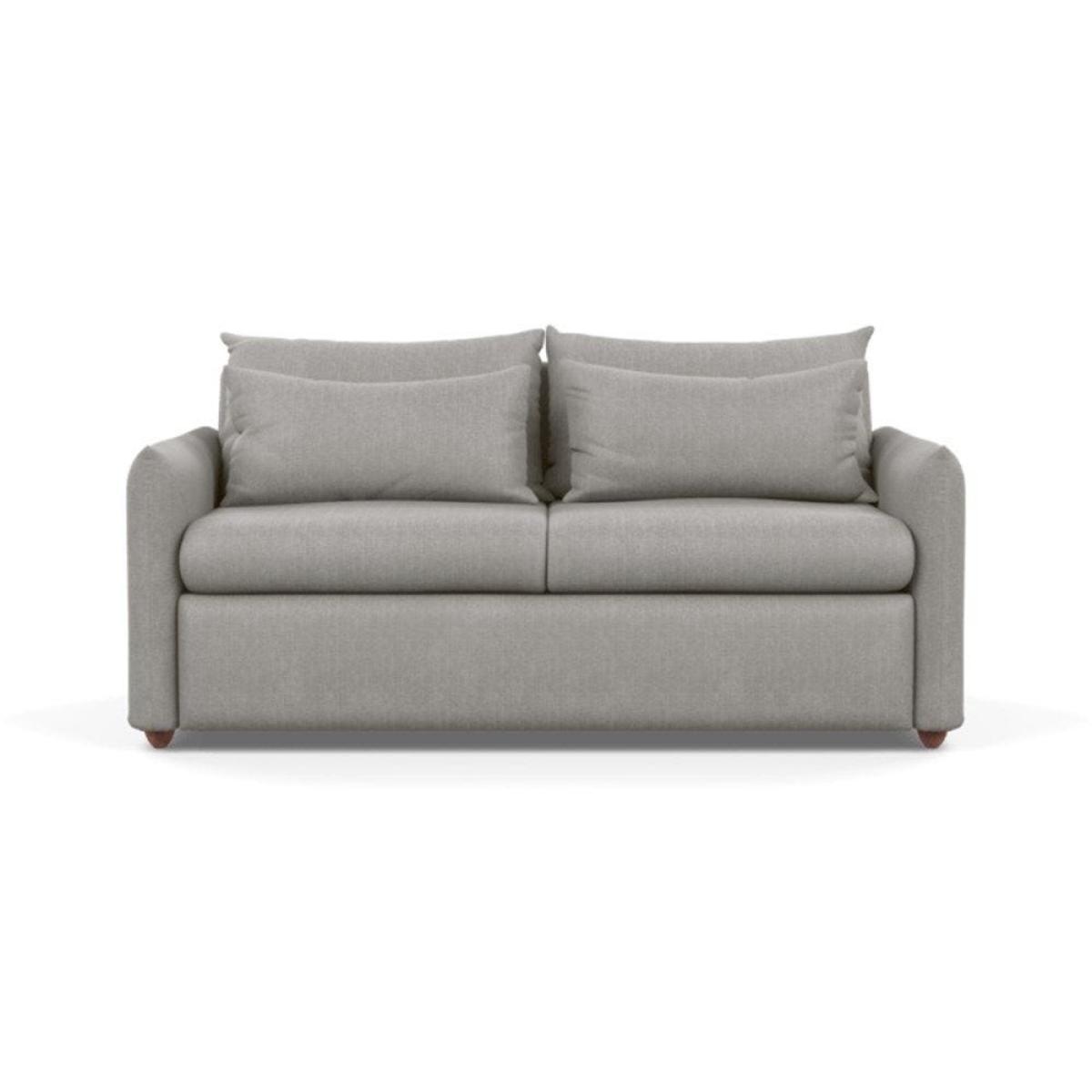 Heal's Pillow 3 Seater Sofa Melton Wool Shale Natural - Heal's UK Furniture – image 44
