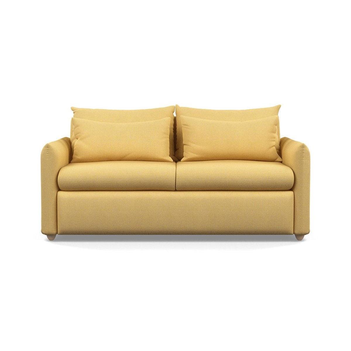 Heal's Pillow 3 Seater Sofa Melton Wool Shale Natural - Heal's UK Furniture – image 9