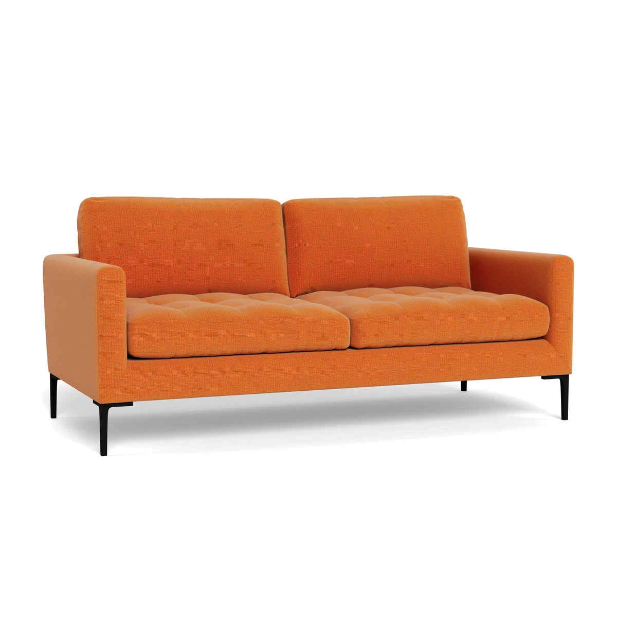 Heal's Eton 3 Seater Sofa Tejo Recycled Zinnia Brass Feet - Heal's UK Furniture – image 1