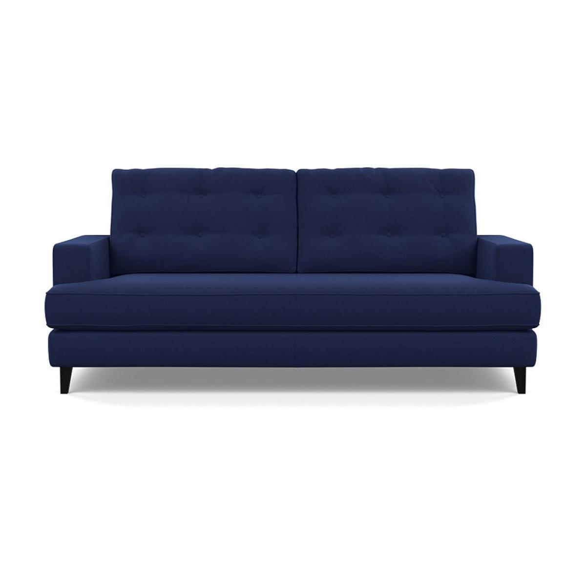Heal's Mistral 3 Seater Sofa Melton Wool New Navy Black Feet – image 2