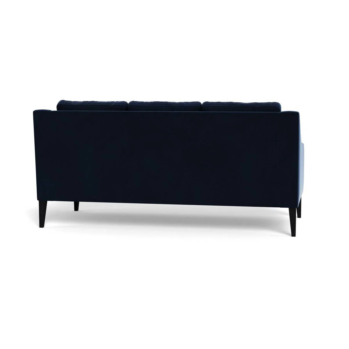 Heal's Richmond 3 Seater Sofa Smart Velvet Dusk Black Feet - Heal's UK Furniture – image 5