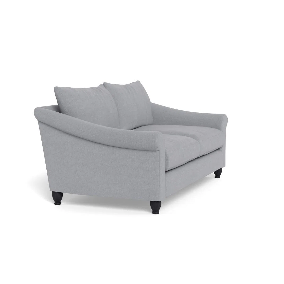 Heal's Devon 3 Seater Brushed Cotton Pewter Natural Ash Feet - Heal's UK Furniture – image 2