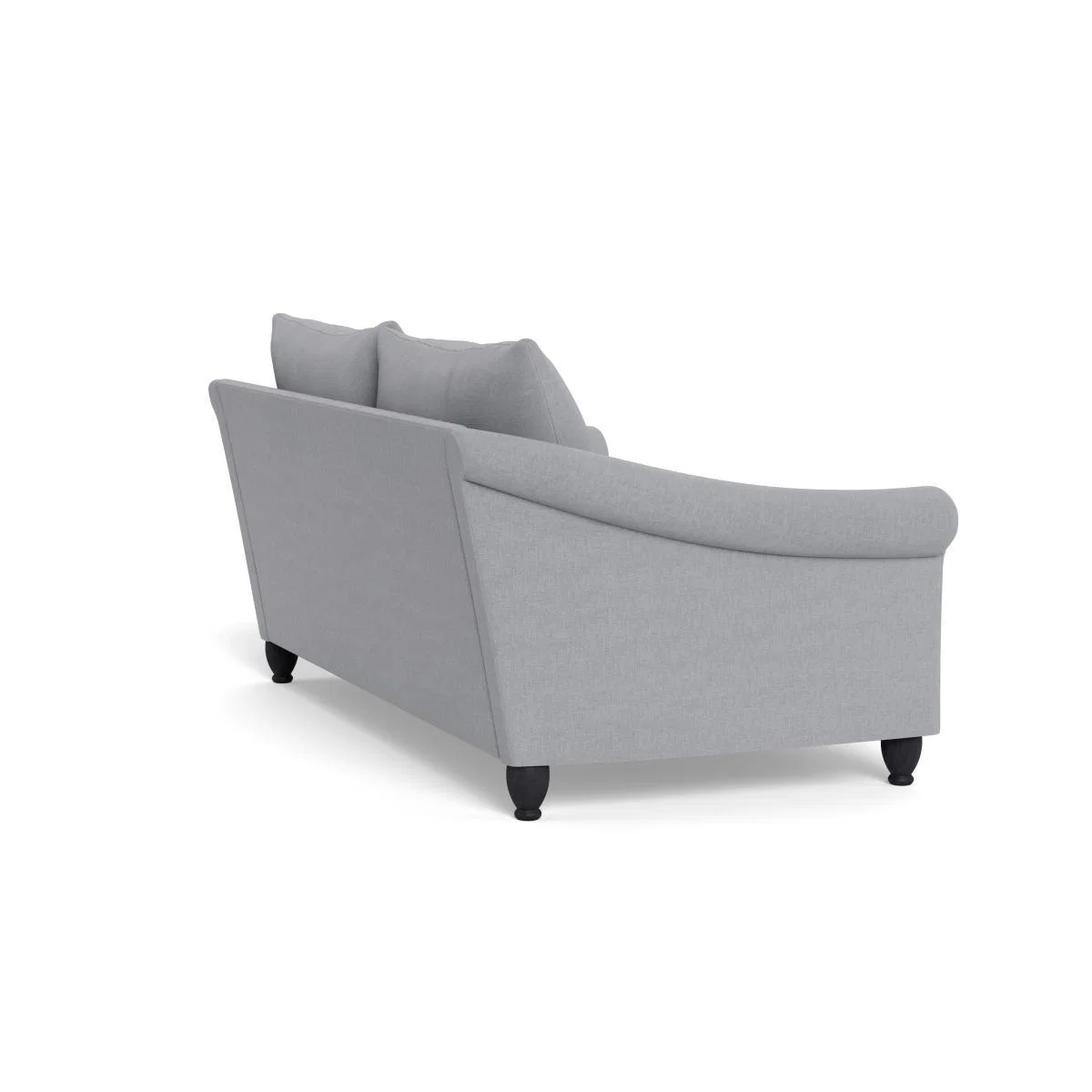 Heal's Devon 3 Seater Brushed Cotton Pewter Natural Ash Feet - Heal's UK Furniture – image 4