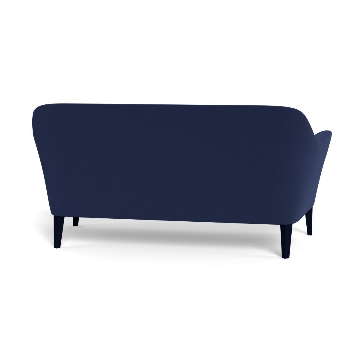 Heal's Wallis 3 Seater Sofa Melton Wool New Navy Walnut Feet - Heal's UK Furniture – image 5