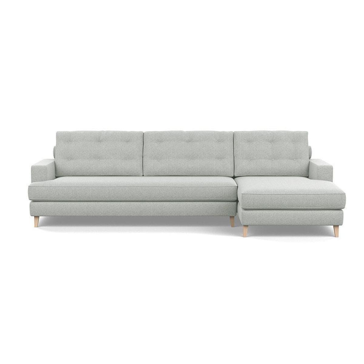 Heal's Mistral 3 Seater Sofa Texture Limestone Black Feet - Heal's UK Furniture – image 2