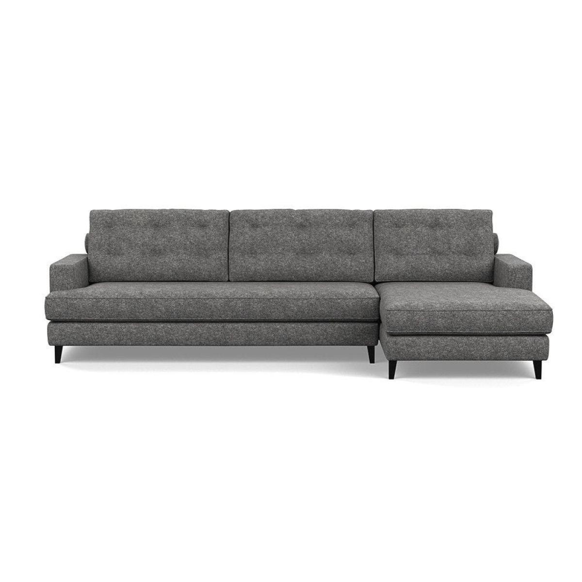 Heal's Mistral 3 Seater Sofa Texture Limestone Black Feet - Heal's UK Furniture – image 28