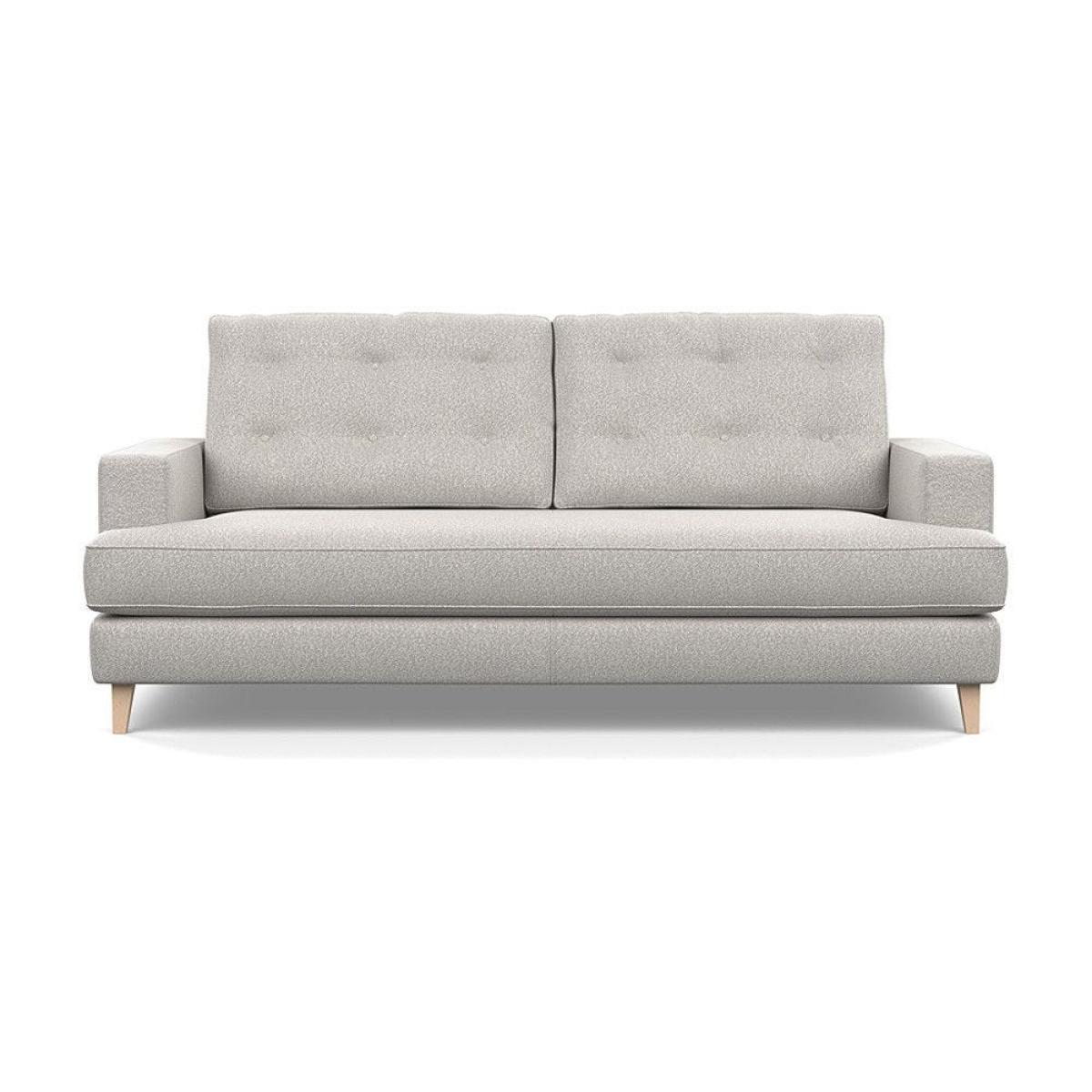 Heal's Mistral 3 Seater Sofa Texture Limestone Black Feet - Heal's UK Furniture – image 36