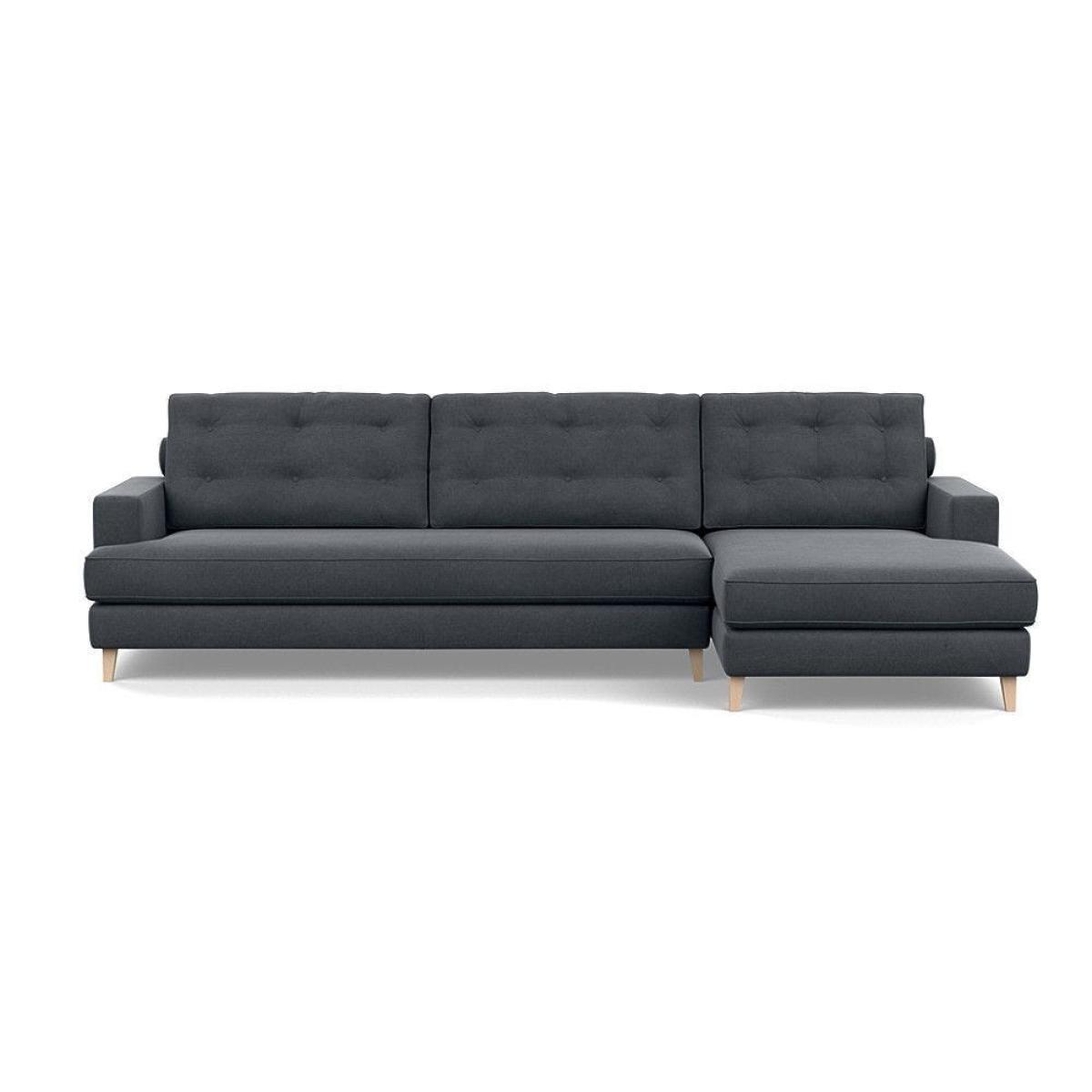 Heal's Mistral 3 Seater Sofa Texture Limestone Black Feet - Heal's UK Furniture – image 9