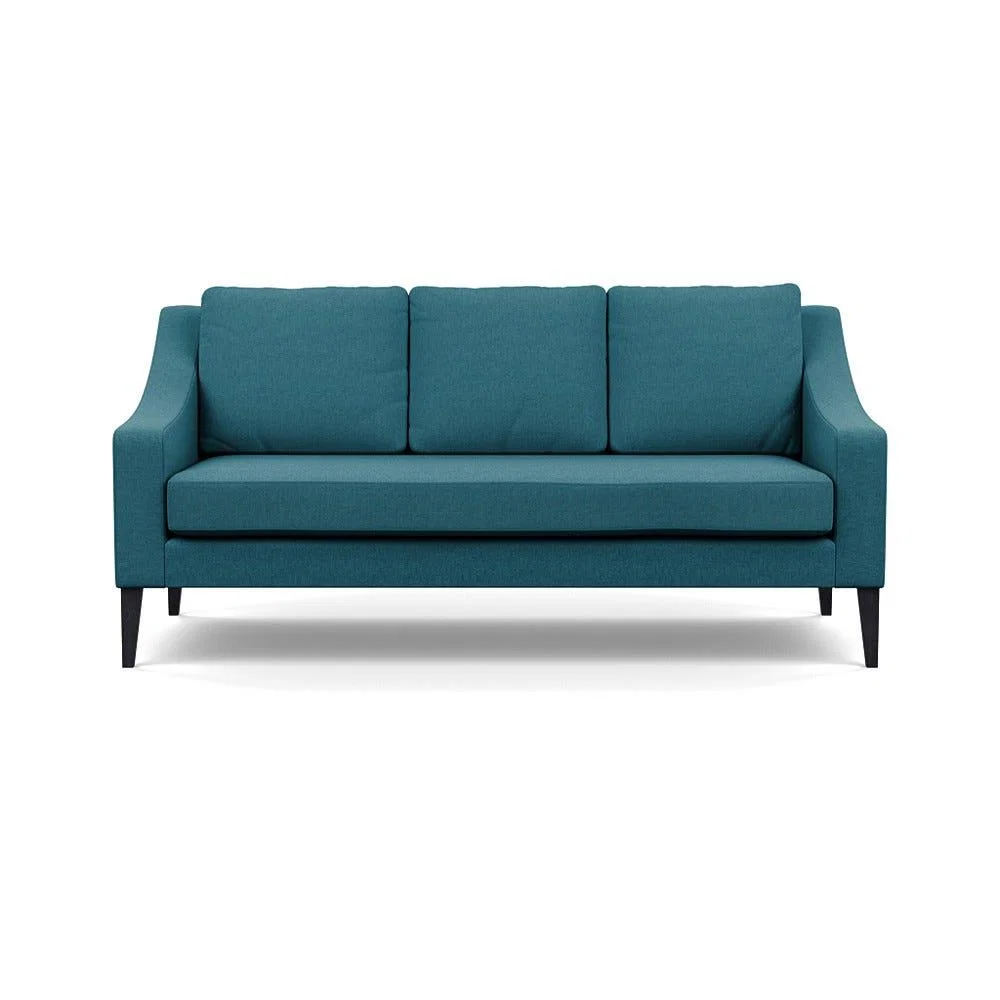 Heal's Richmond 3 Seater Sofa Brushed Cotton Cadet Black Feet – image 2