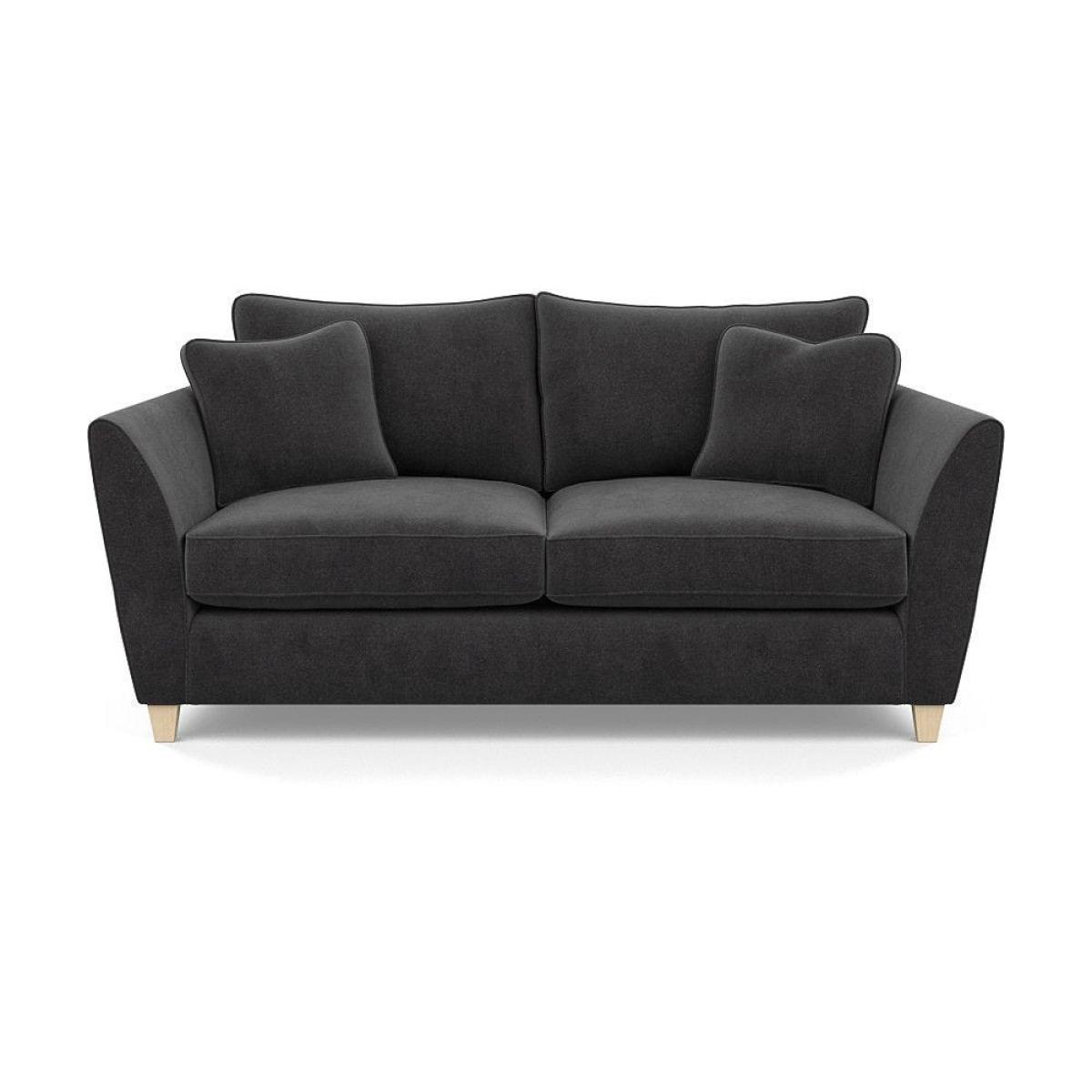 Heal's Torino 3 Seater Leather Sofa Leather Cognac Black Feet – image 17