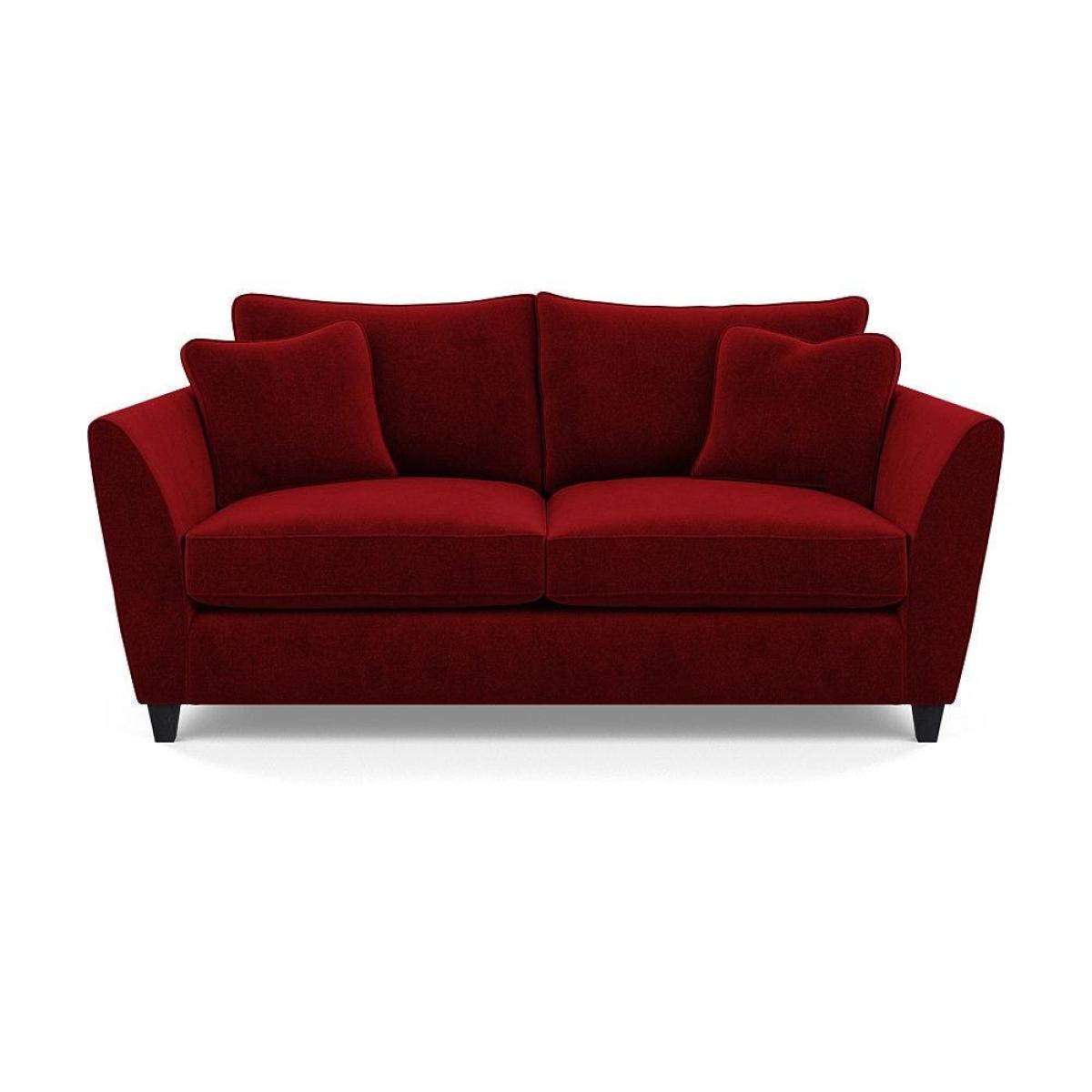 Heal's Torino 3 Seater Leather Sofa Leather Cognac Black Feet – image 60