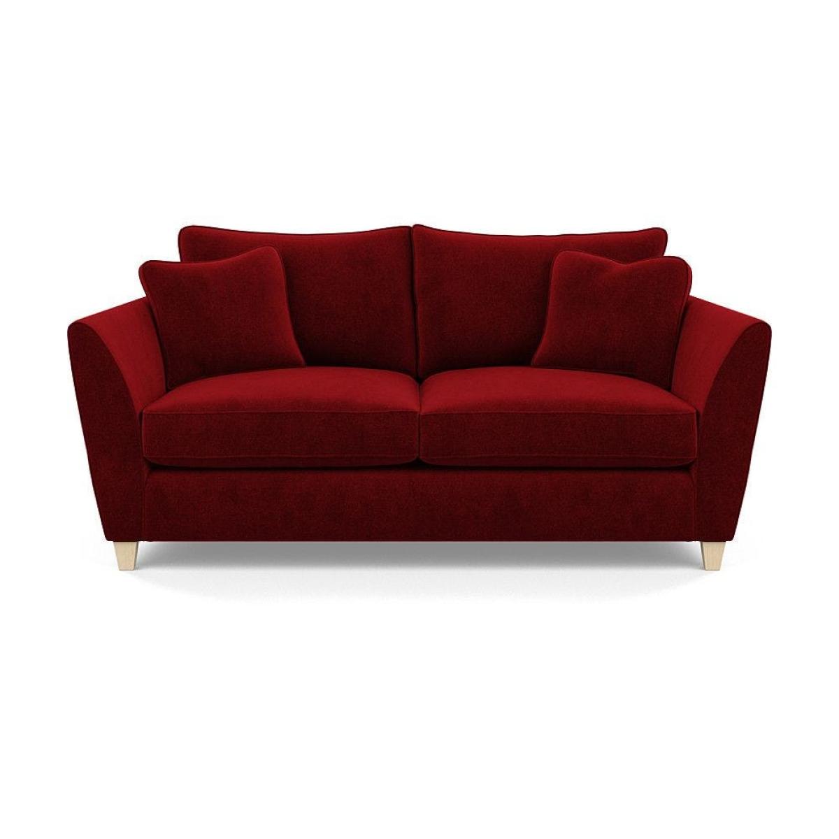 Heal's Torino 3 Seater Leather Sofa Leather Cognac Black Feet – image 70