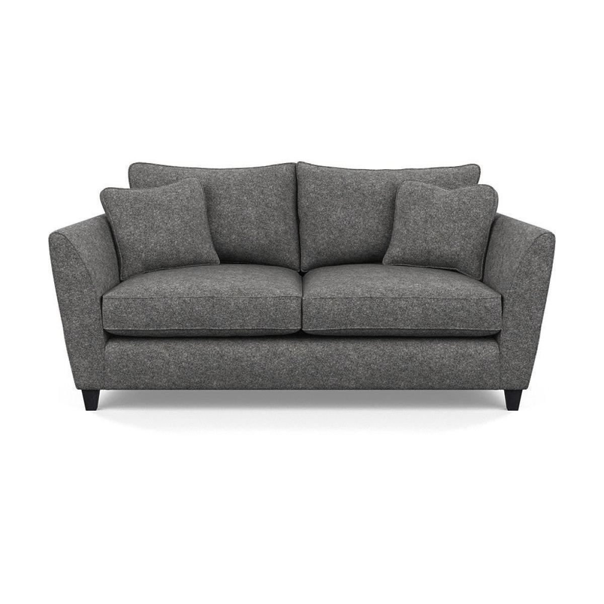 Heal's Torino 3 Seater Leather Sofa Leather Cognac Black Feet – image 8