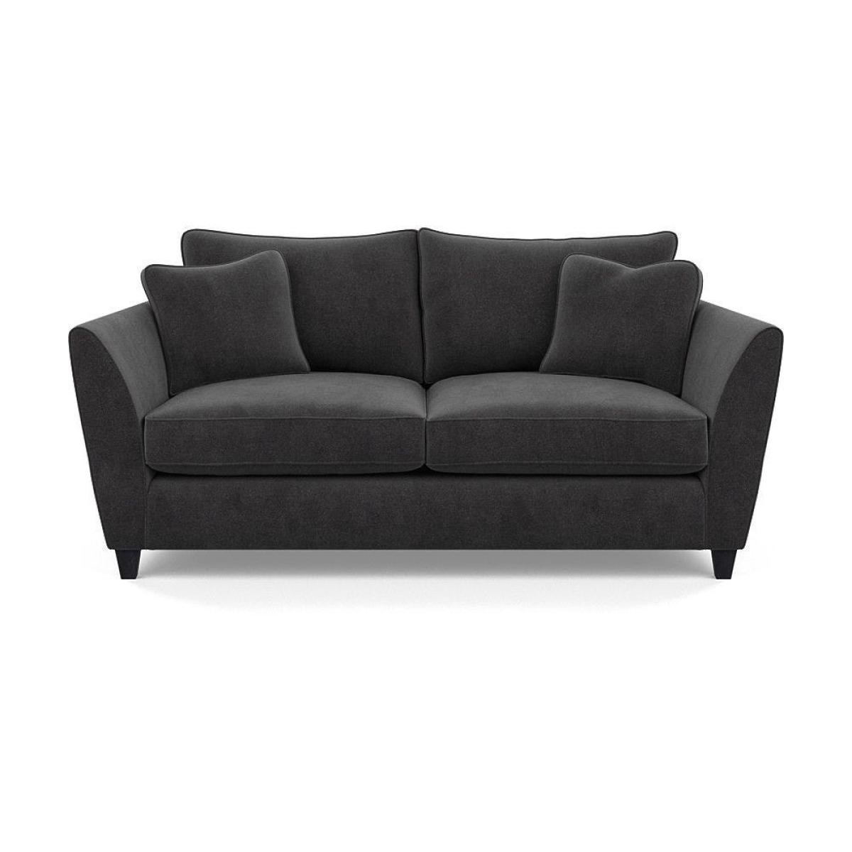 Heal's Torino 3 Seater Leather Sofa Leather Cognac Black Feet – image 88