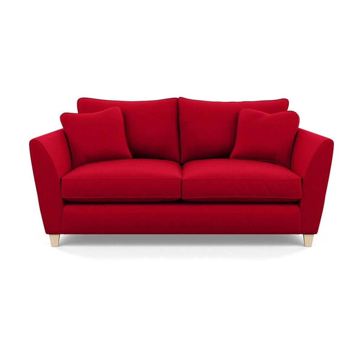 Heal's Torino 3 Seater Leather Sofa Leather Cognac Black Feet – image 93