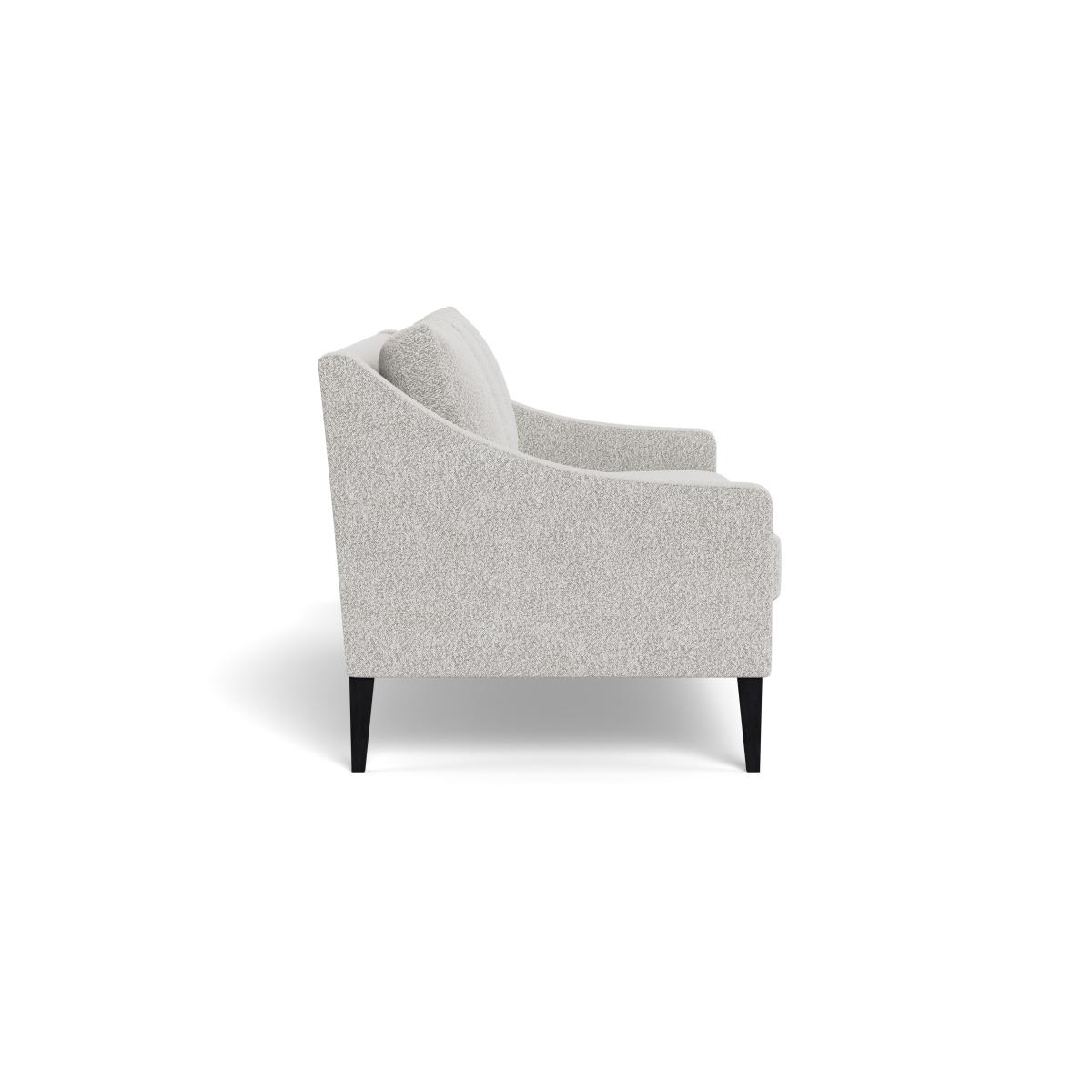 Heal's Richmond 3 Seater Sofa Chunky Boucle Ecru Black Feet – image 4