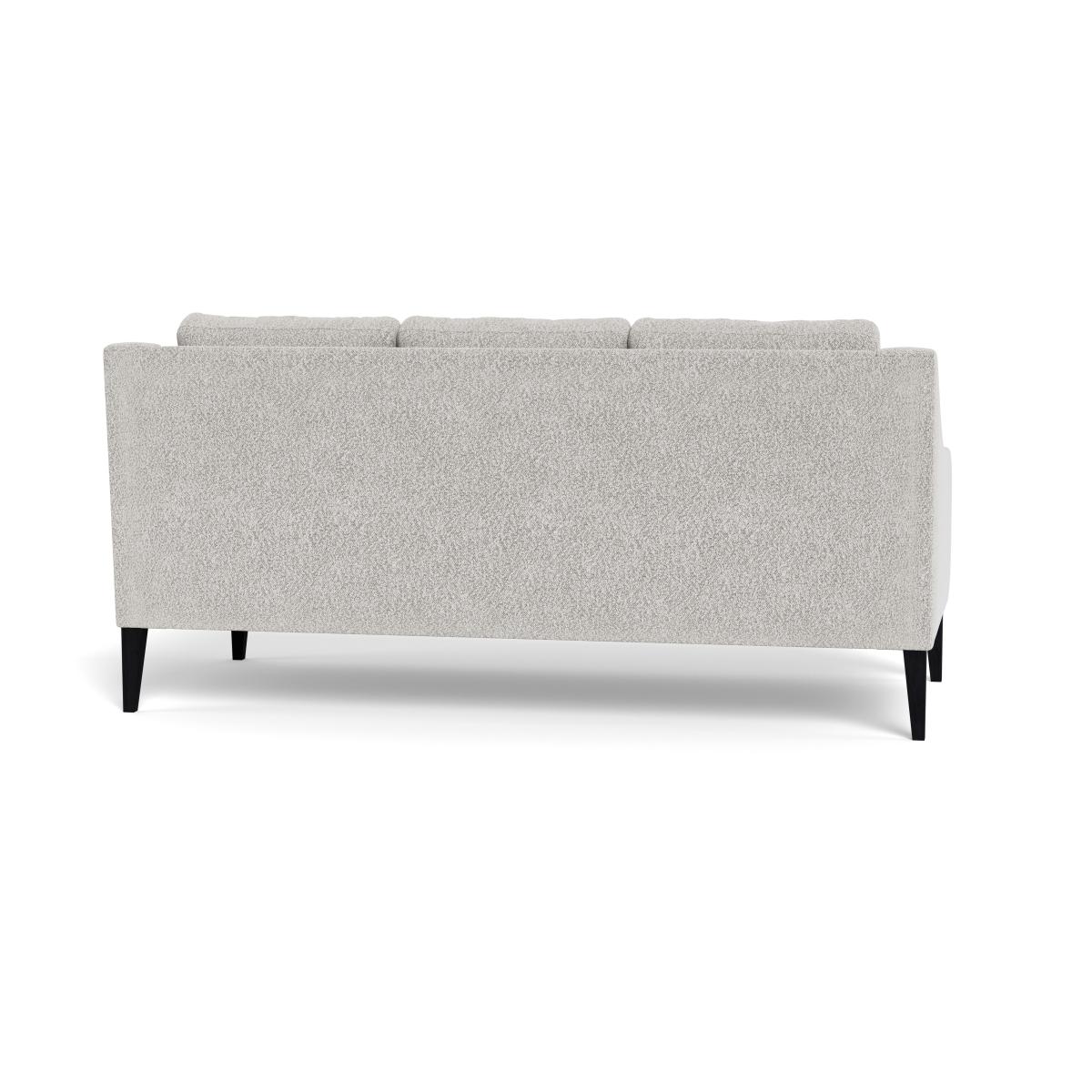 Heal's Richmond 3 Seater Sofa Chunky Boucle Ecru Black Feet – image 6
