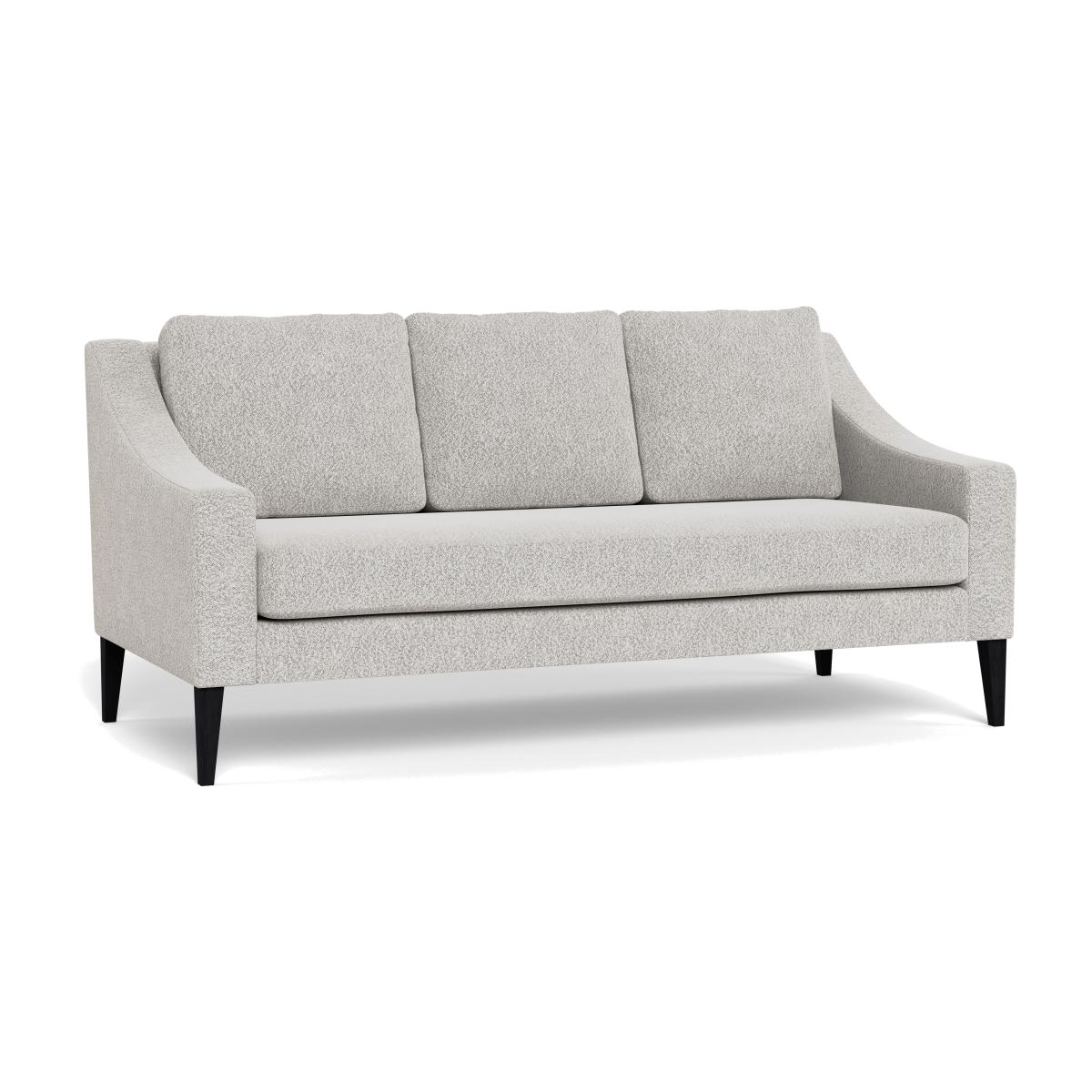 Heal's Richmond 3 Seater Sofa Chunky Boucle Ecru Black Feet – image 1