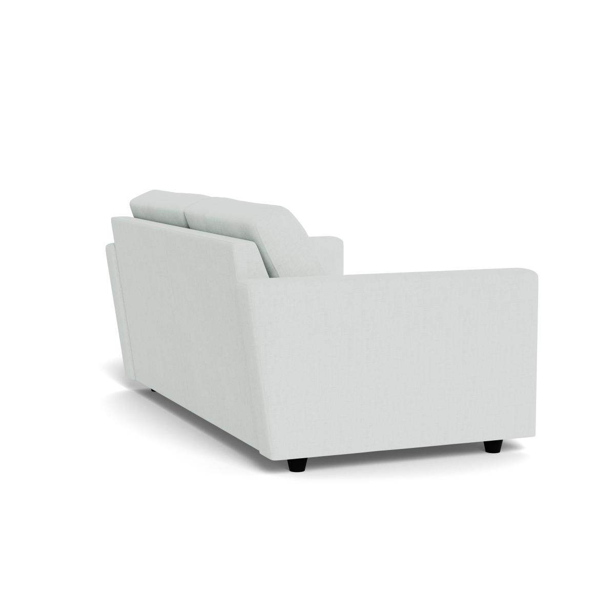 Heal's Nimbus 3 Seater Sofa Broadweave Tin Black Feet – image 4