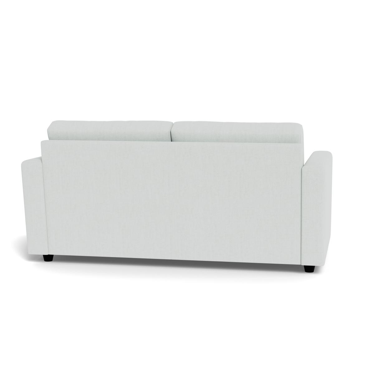 Heal's Nimbus 3 Seater Sofa Broadweave Tin Black Feet – image 5