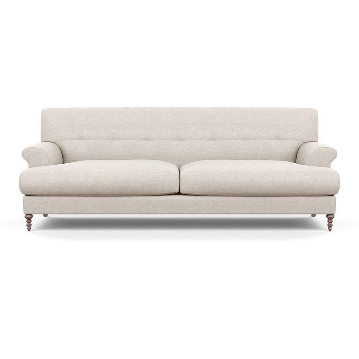 Scp Oscar 3 Seater Formal Sofa Linen Grenadine Walnut Feet - Heal's UK Furniture – image 11