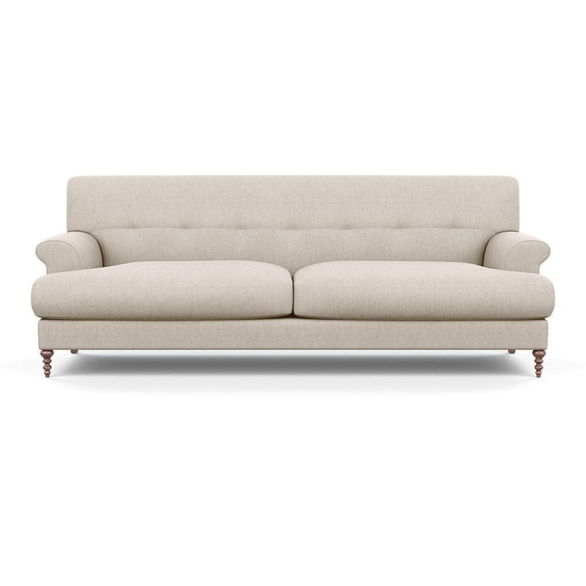 Scp Oscar 3 Seater Formal Sofa Linen Grenadine Walnut Feet - Heal's UK Furniture – image 15