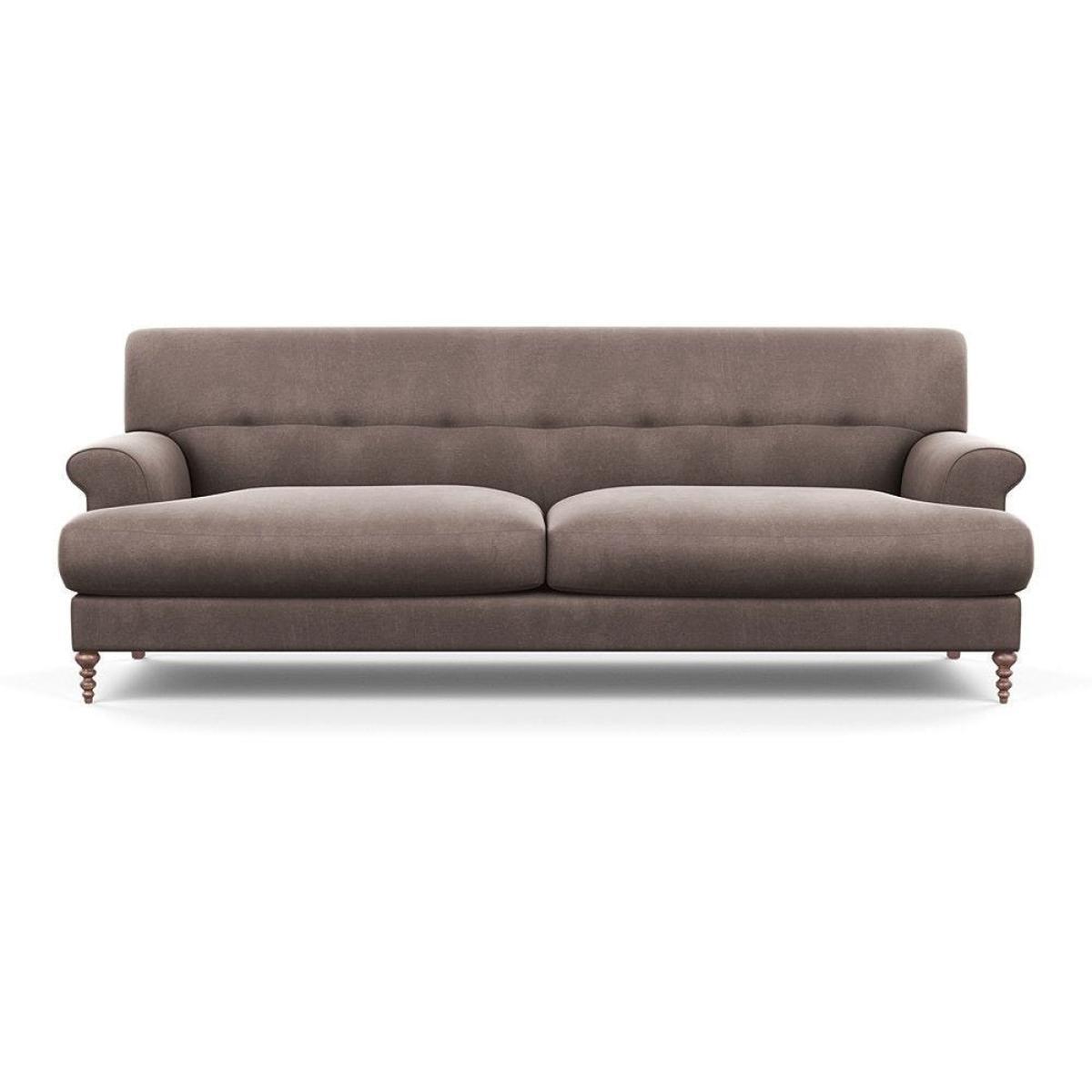 Scp Oscar 3 Seater Formal Sofa Linen Grenadine Walnut Feet - Heal's UK Furniture – image 3