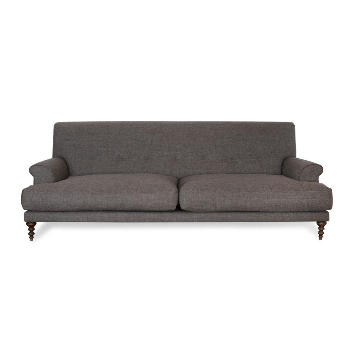 Scp Oscar 3 Seater Formal Sofa Linen Grenadine Walnut Feet - Heal's UK Furniture – image 5