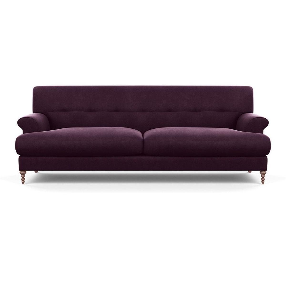 Scp Oscar 3 Seater Formal Sofa Linen Grenadine Walnut Feet - Heal's UK Furniture – image 7