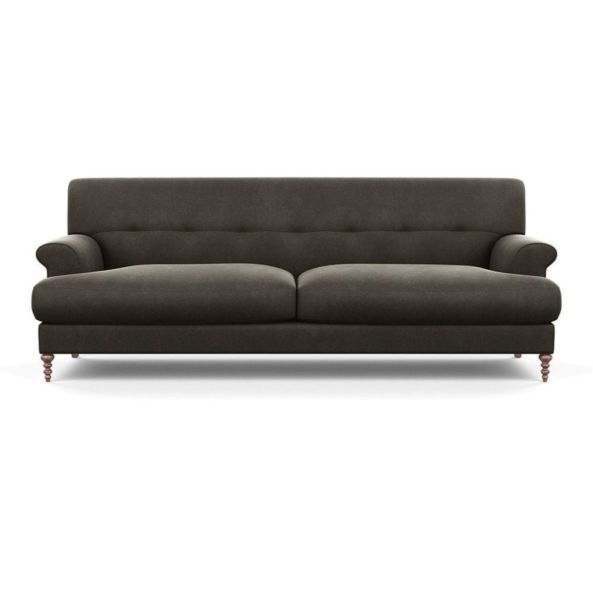 Scp Oscar 3 Seater Formal Sofa Linen Grenadine Walnut Feet - Heal's UK Furniture – image 9