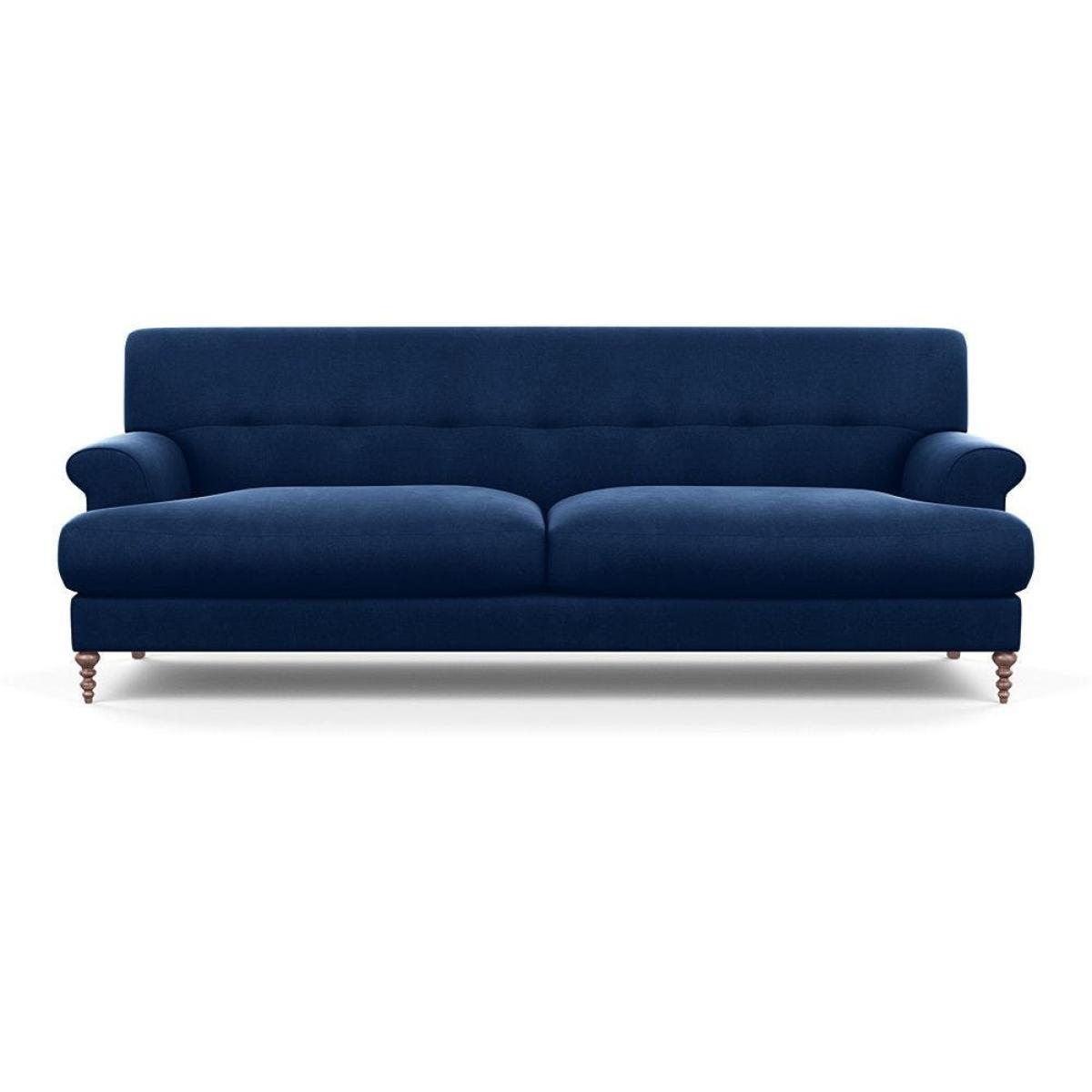 Scp Oscar 3 Seater Formal Sofa Linen Grenadine Walnut Feet - Heal's UK Furniture – image 10