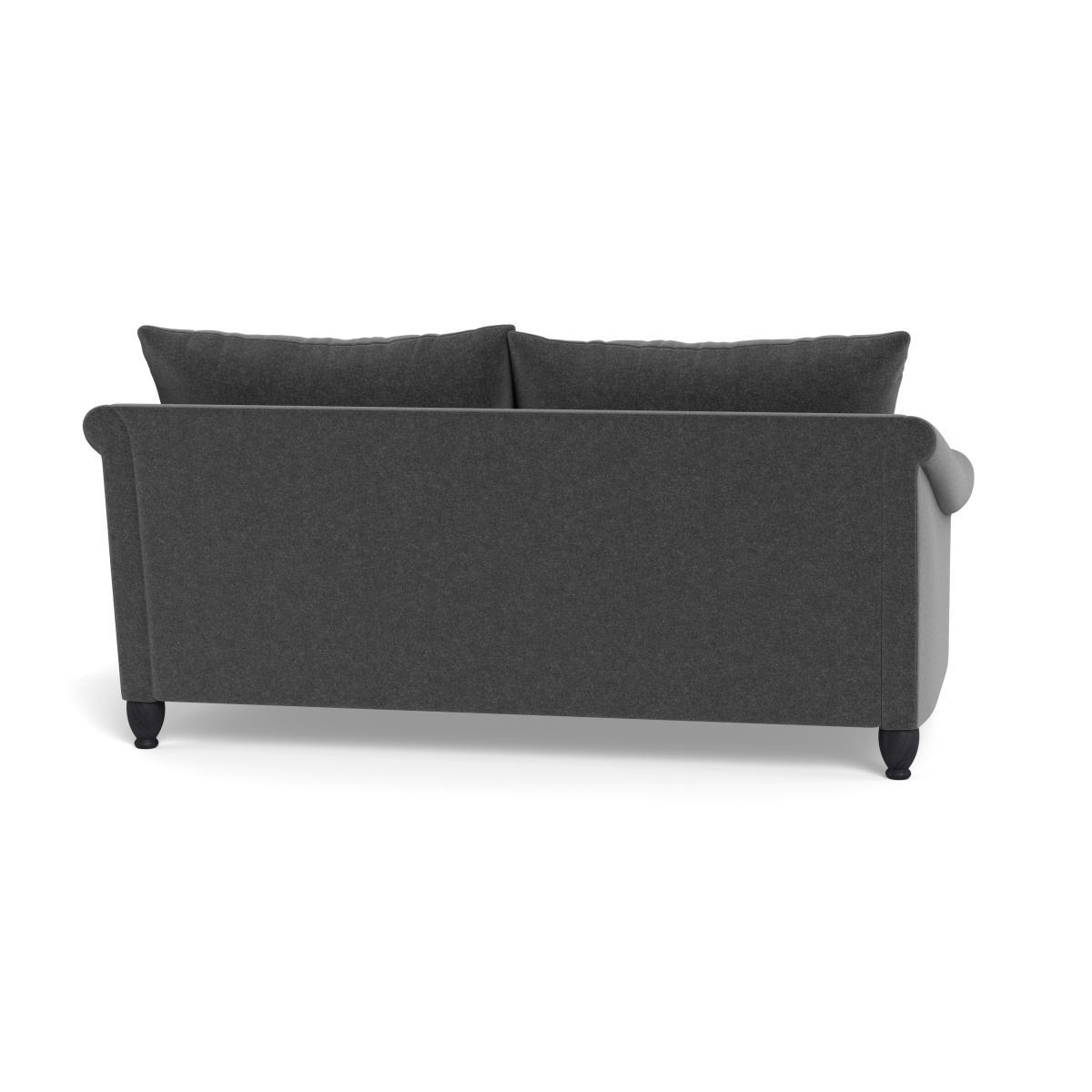Heal's Devon 3 Seater Melton Wool Granite Walnut Stain Beech Feet - Heal's UK Furniture – image 5