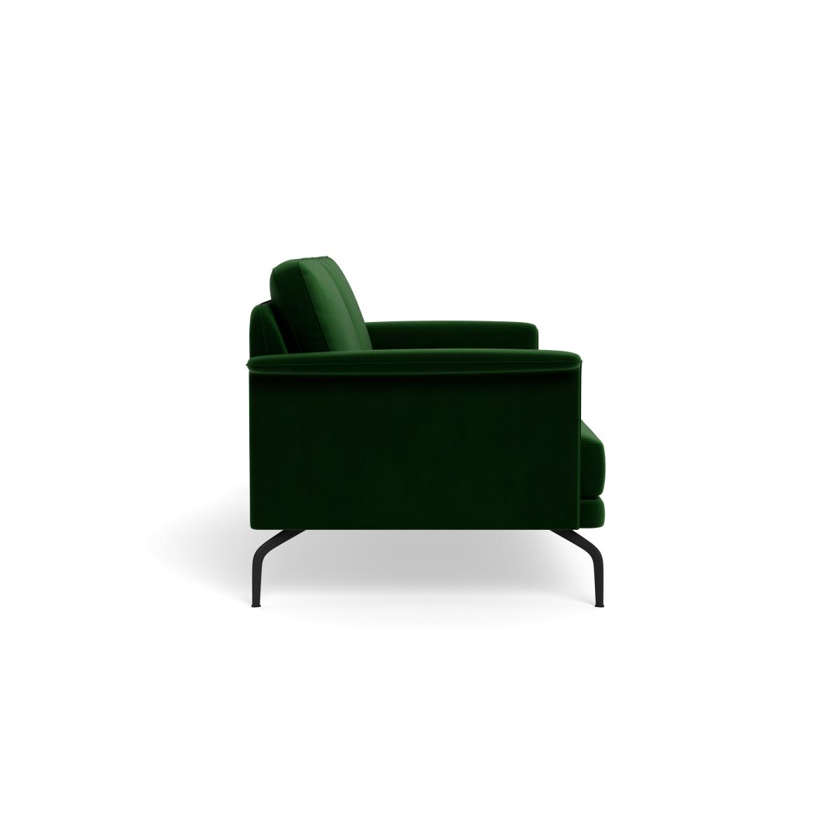 Heal's Iver 3 Seater Sofa Smart Velvet Forest Black Feet – image 4