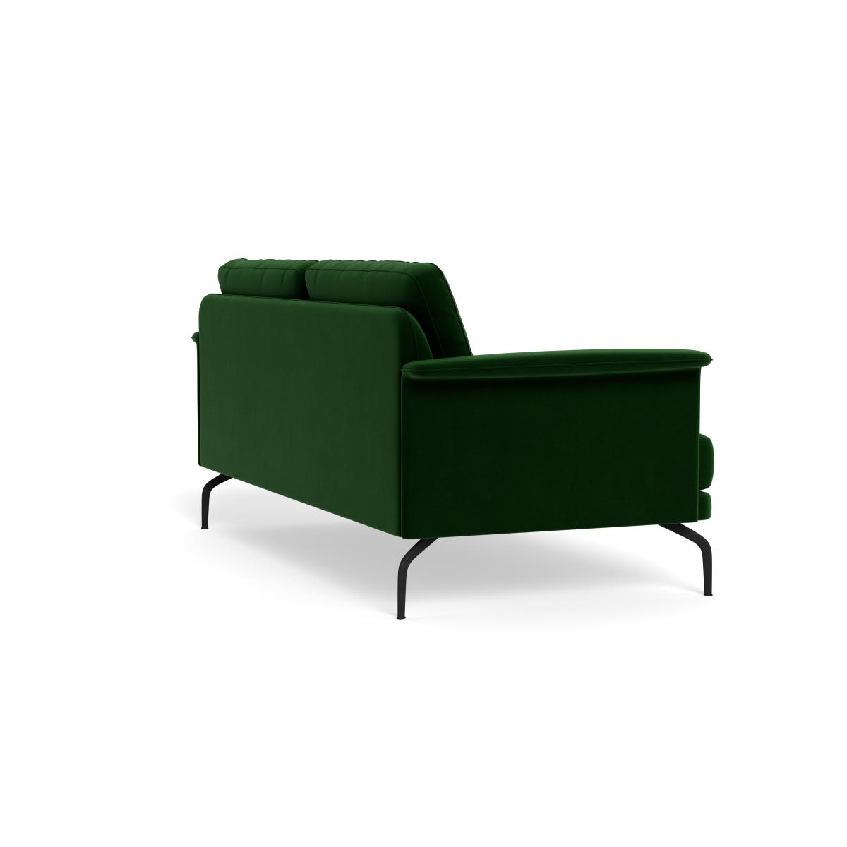 Heal's Iver 3 Seater Sofa Smart Velvet Forest Black Feet – image 5