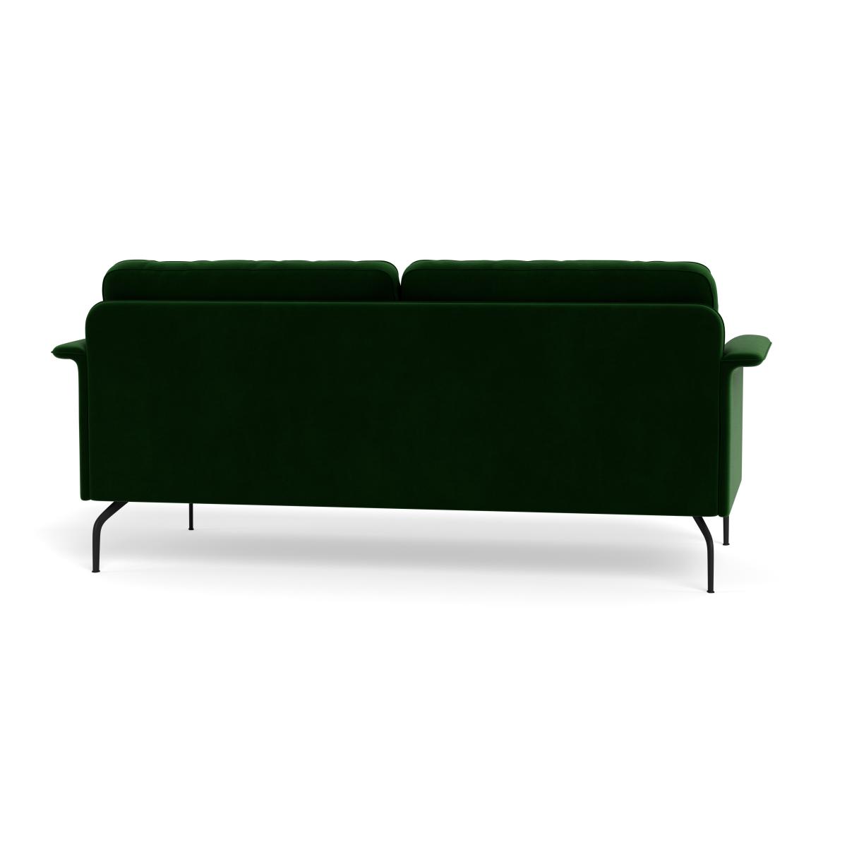 Heal's Iver 3 Seater Sofa Smart Velvet Forest Black Feet – image 6