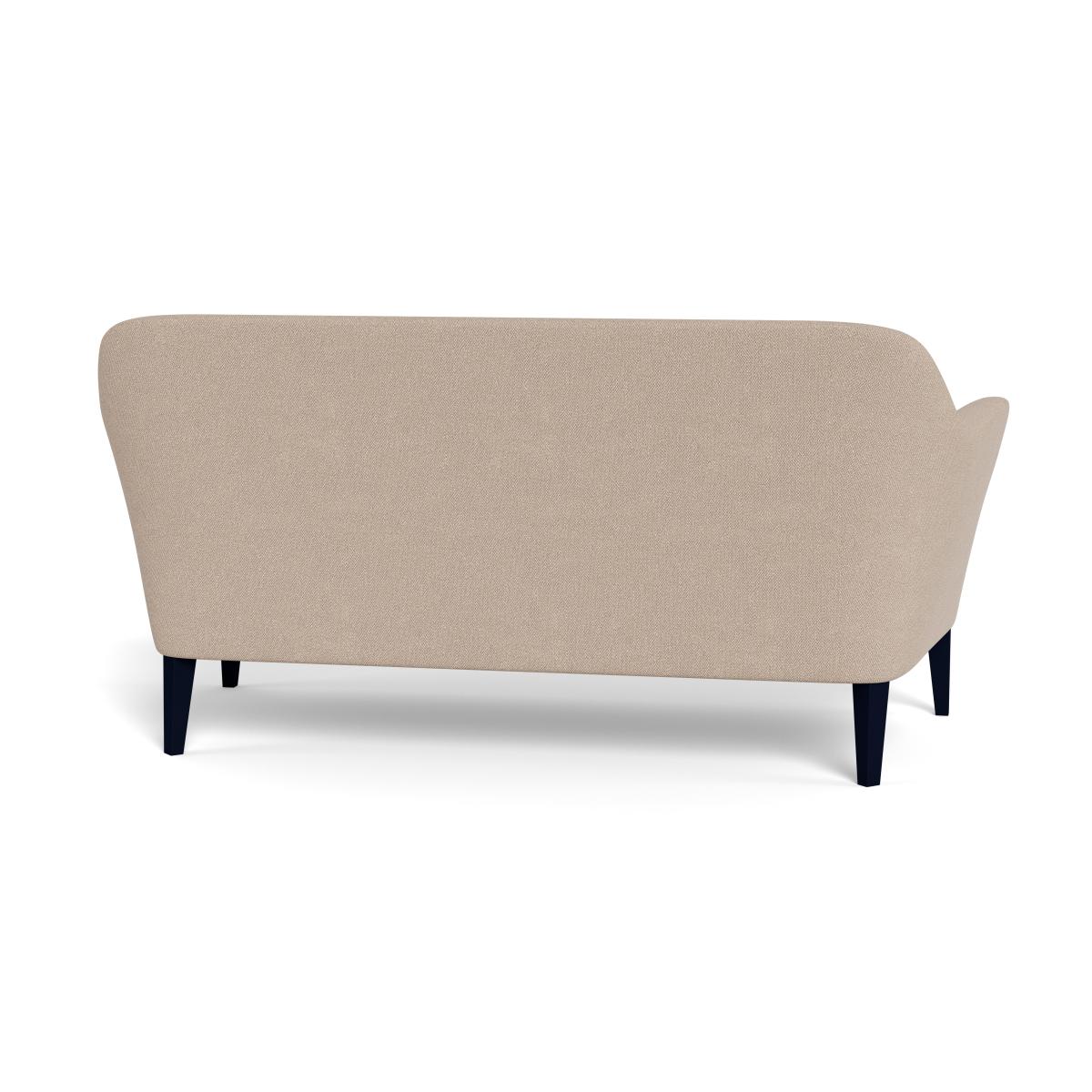 Heal's Wallis 3 Seater Sofa Boucle Tweed Pearl Black Feet – image 5