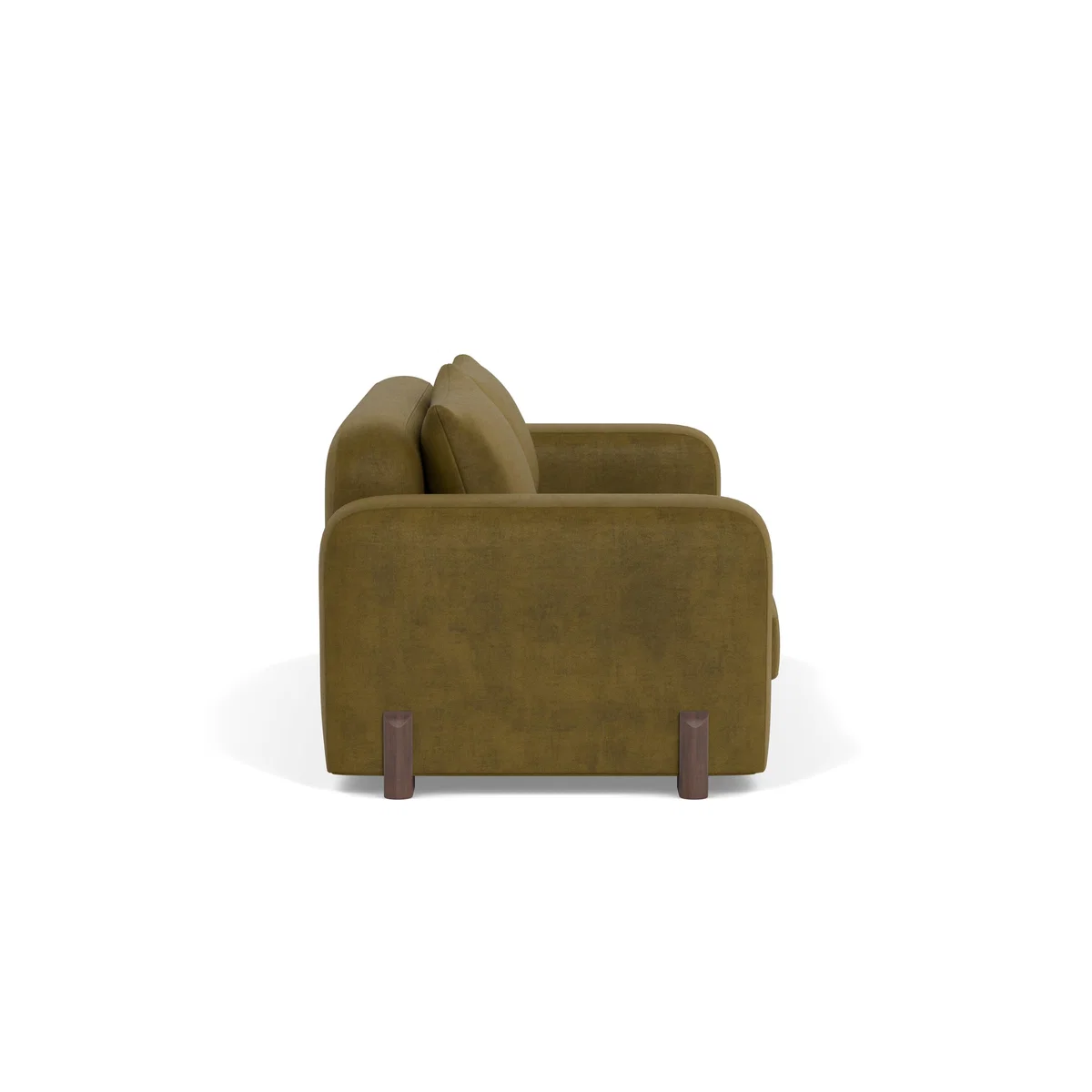 Heal's Nuvola 3 Seater Sofa Smart Luxe Velvet Peridot Black Painted Feet – image 4