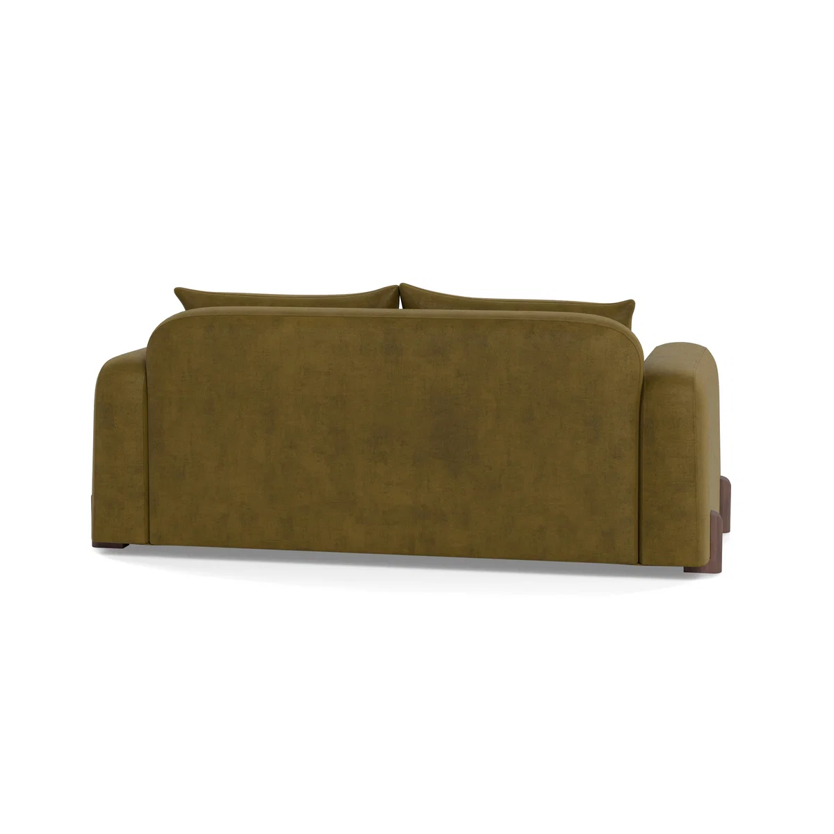 Heal's Nuvola 3 Seater Sofa Smart Luxe Velvet Peridot Black Painted Feet – image 6