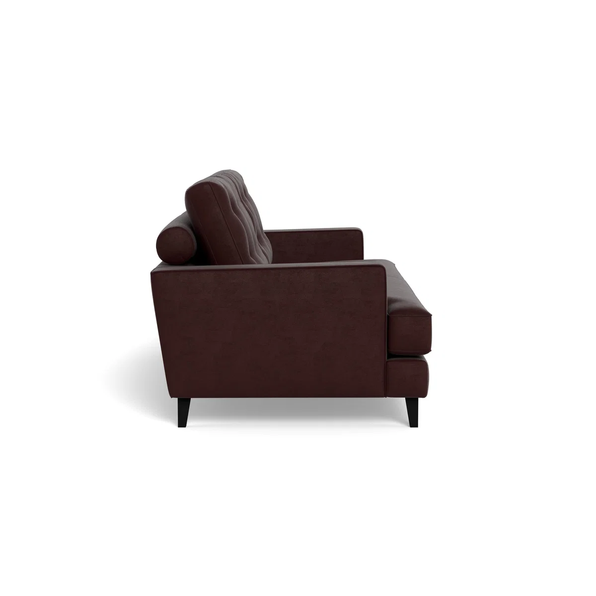 Heal's Mistral 3 Seater Sofa Smart Luxe Velvet Acorn Black Beech Feet – image 4