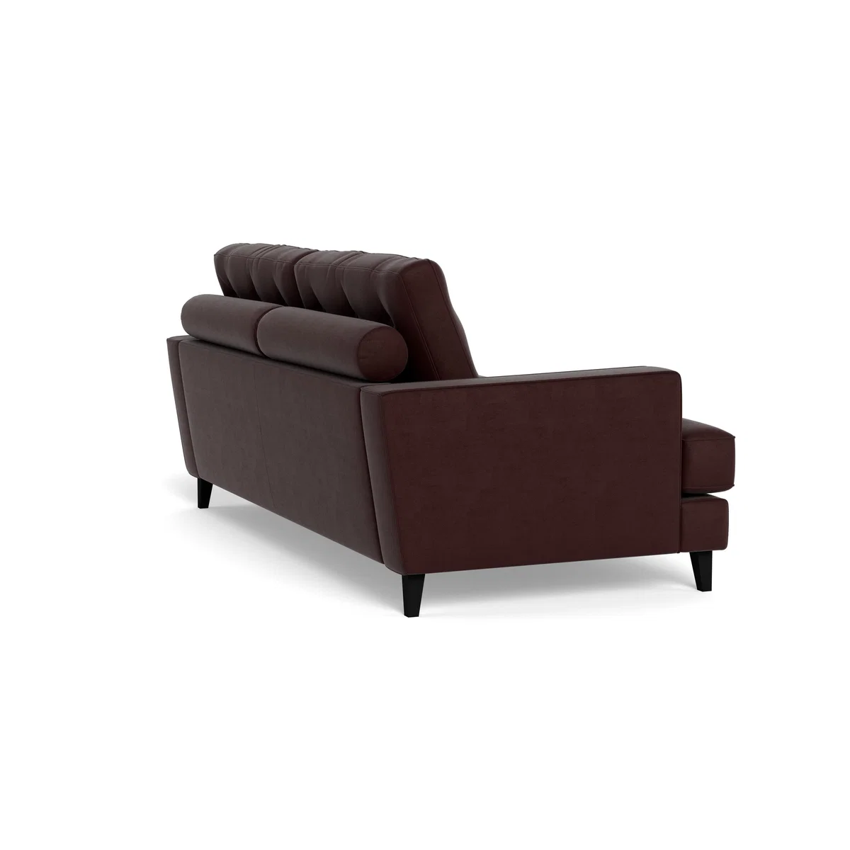 Heal's Mistral 3 Seater Sofa Smart Luxe Velvet Acorn Black Beech Feet – image 5