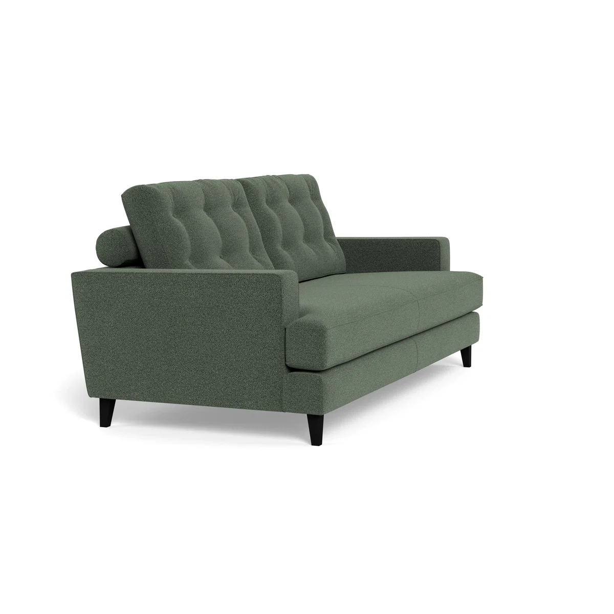 Heal's Mistral 3 Seater Sofa Capelo Linen Mineral Black Feet - Heal's UK Furniture – image 2