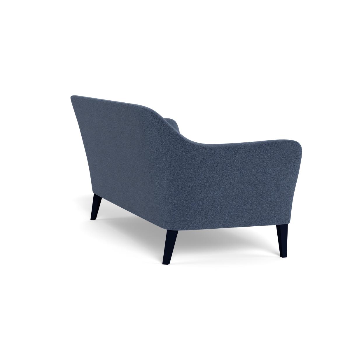 Heal's Wallis 3 Seater Sofa Boucle Indigo Black Painted Oak Feet – image 4