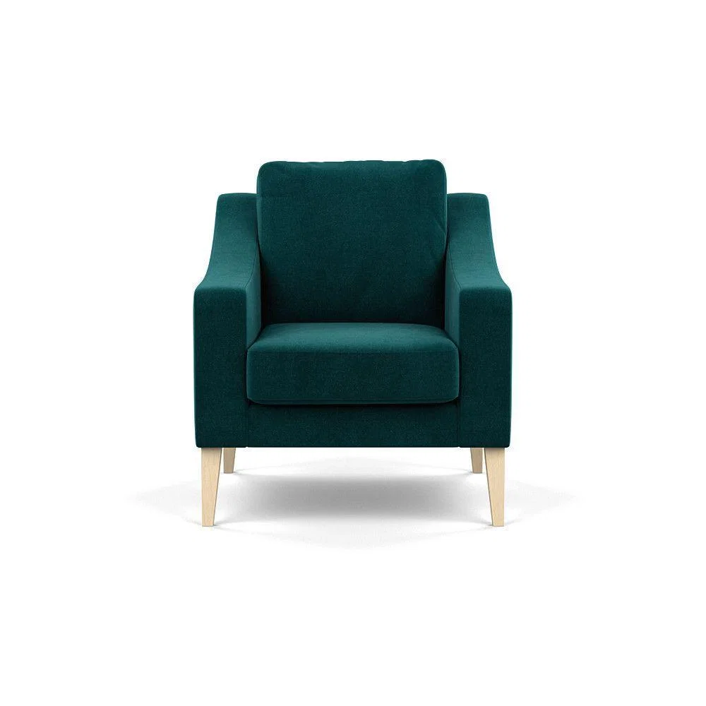 Heal's Eton 3 Seater Sofa Smart Velvet Dolphin Brass - Heal's UK Furniture – image 2