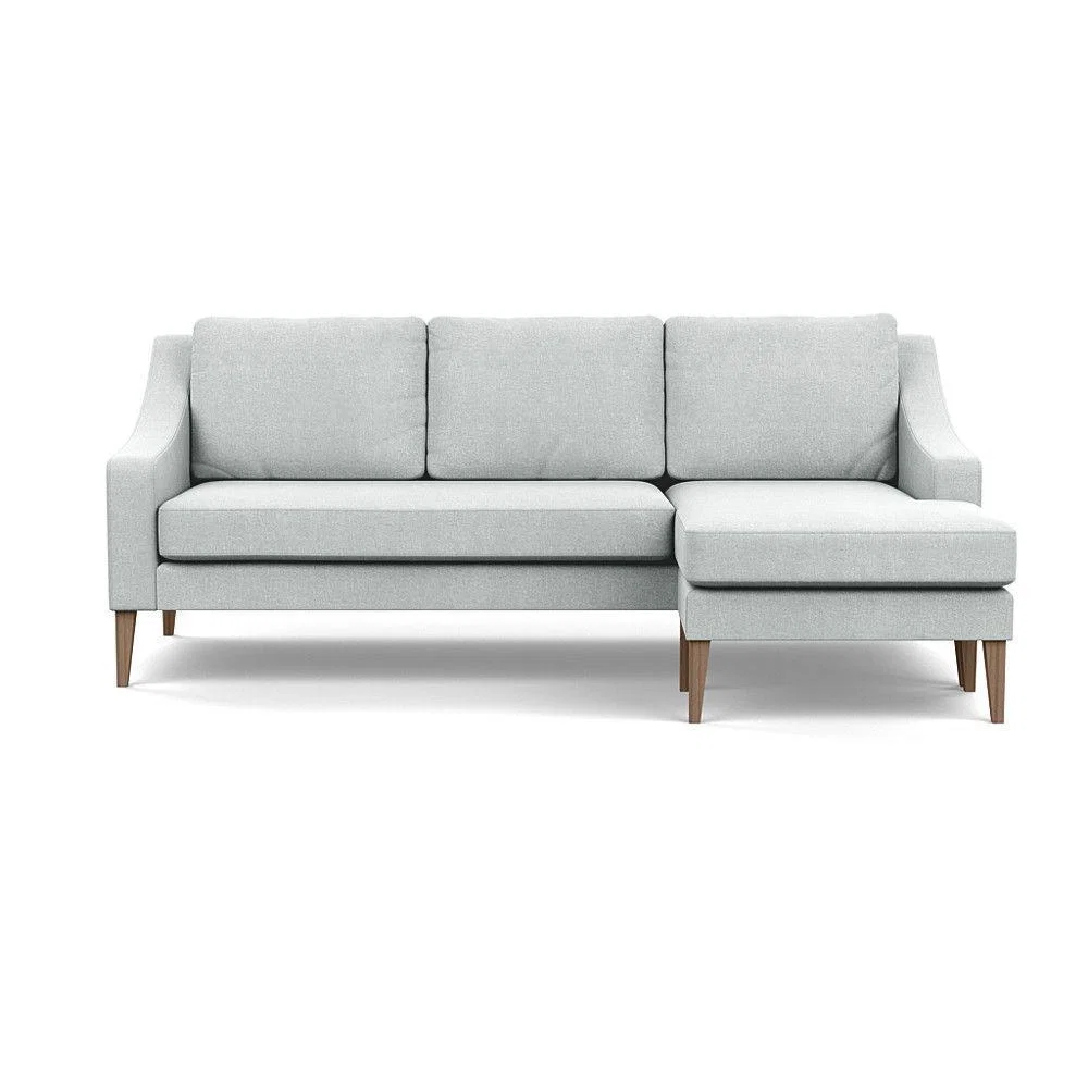Heal's Eton 3 Seater Sofa Smart Velvet Dolphin Brass - Heal's UK Furniture – image 14