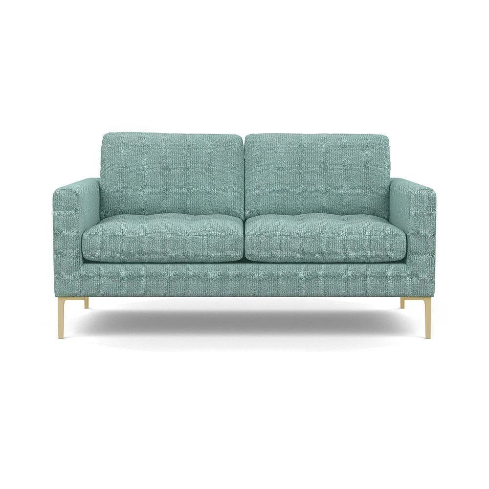 Heal's Eton 3 Seater Sofa Smart Velvet Dolphin Brass - Heal's UK Furniture – image 16