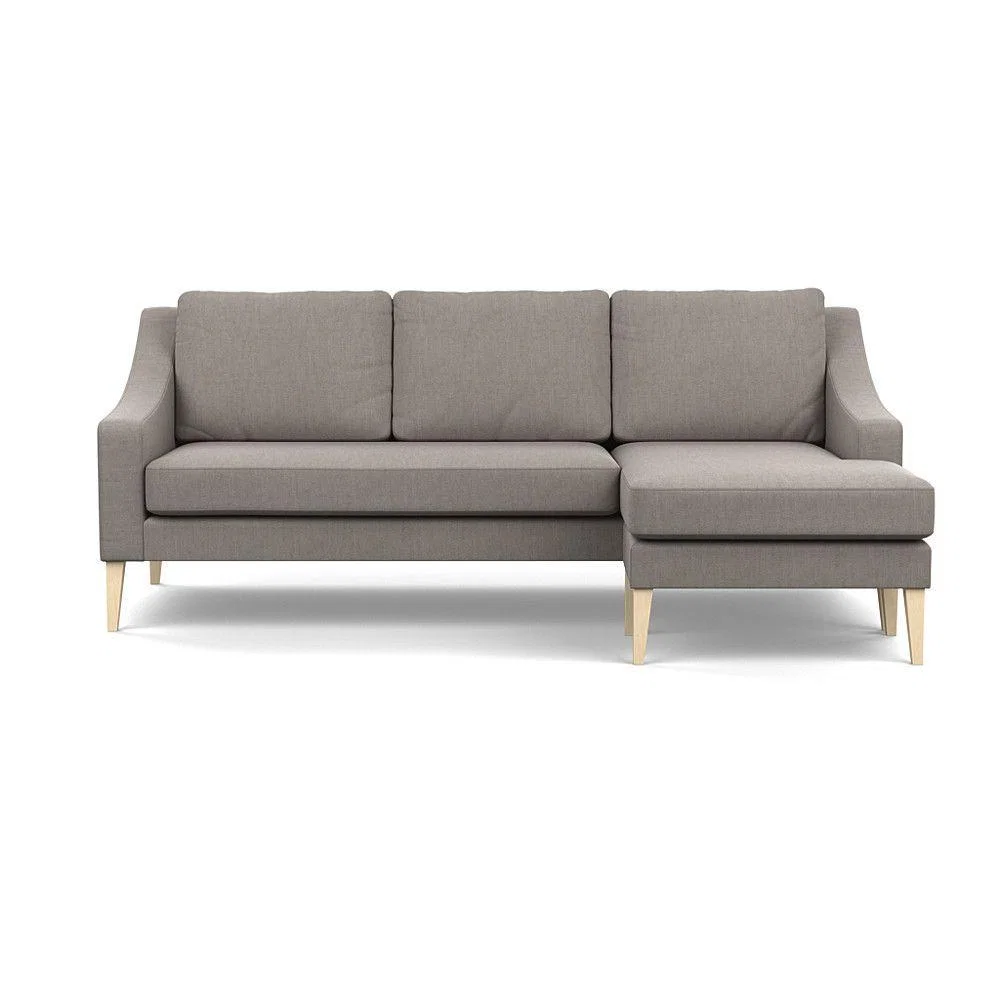 Heal's Eton 3 Seater Sofa Smart Velvet Dolphin Brass - Heal's UK Furniture – image 21