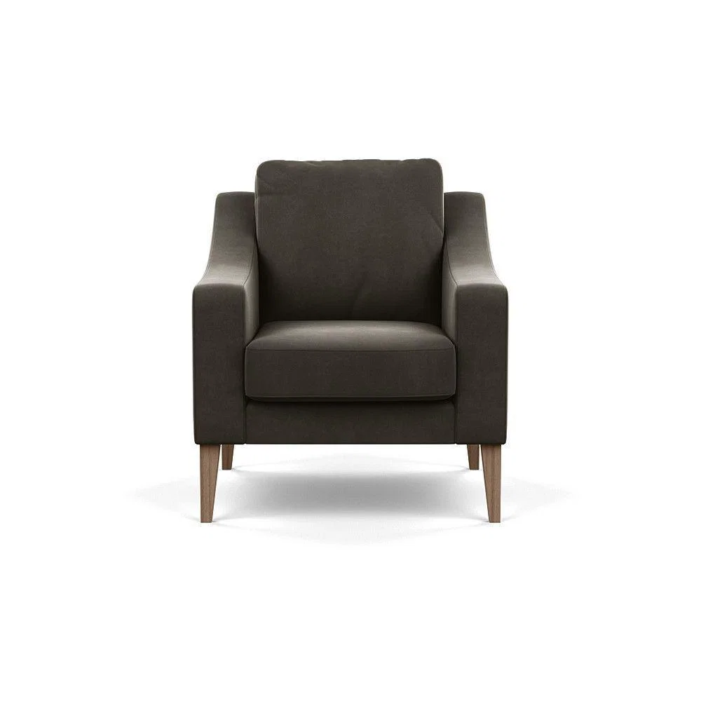 Heal's Eton 3 Seater Sofa Smart Velvet Dolphin Brass - Heal's UK Furniture – image 4
